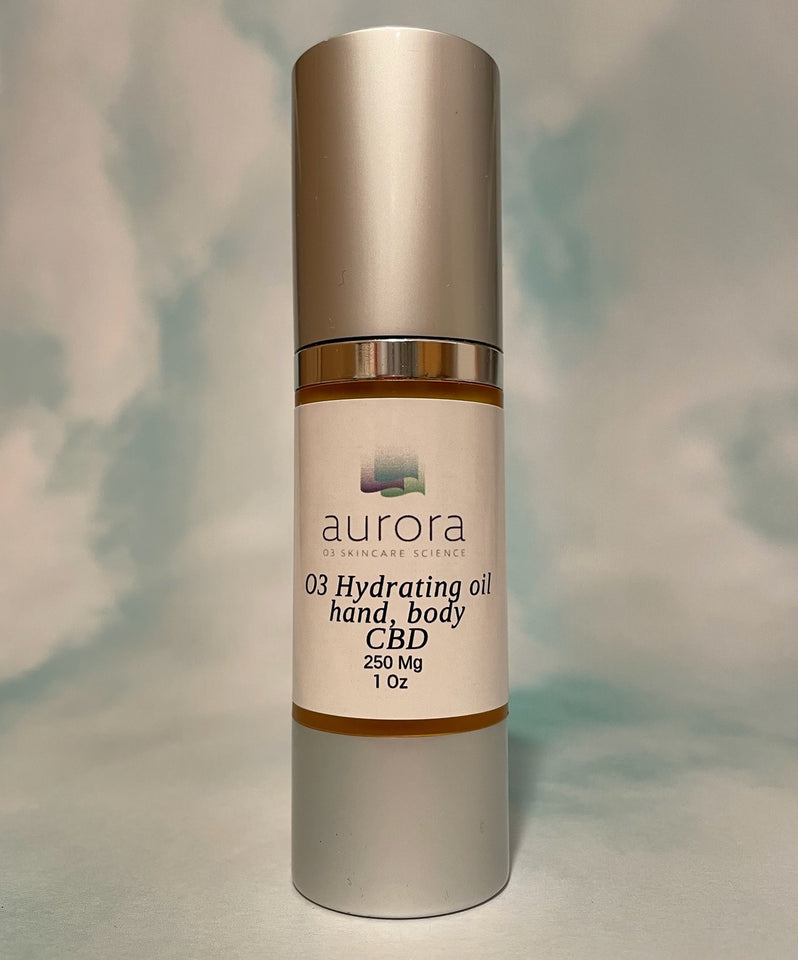 O3 Hydrating hand, body Oil CBD