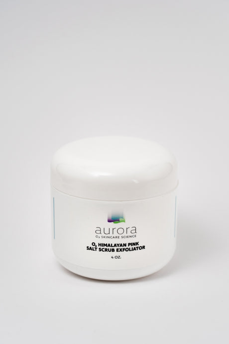 O3 Himalayan Pink Salt Scrub Exfoliator 4Oz - Aurora Skincare O3